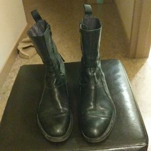 All leather ladies boots size 9